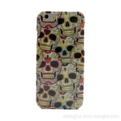Hot Sales in Europe and America Skull Painting TPU Case Cover for iPhone Series